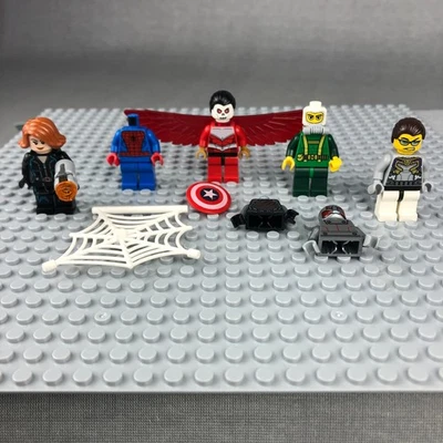 LEGO MARVEL Vengadores Hidra Minifigura Accesorio Lote Viuda Negra Halcón Spiderman Foto 1 de 4