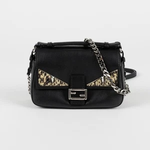 Fendi 8M0371 Double Baguette Micro Chain Tote Shoulder Bag 138567785 - Picture 1 of 11