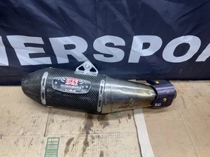 2009 09-12 Kawasaki Ninja ZX6R Zx6 Slip On Exhaust Yoshi Yoshimura RS4 Carbon - Picture 1 of 5