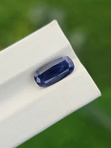 Blue Sapphire – Cushion Cut – Untreated Afghan Loose Gemstone - Unheated - Picture 1 of 4