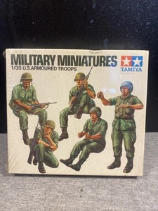 [ VIETNAM ] U.S. ARMOURED TROOPS, Plastic Model Kit, Scale 1:35, Vintage - Picture 1 of 16