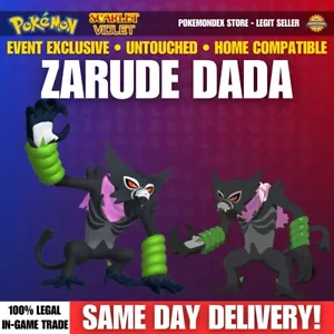 ZARUDE DADA ⭐️ ESCLUSIVO EVENTO GIUNGLA ⭐️ INTATTO ✨ POKEMON SCARLATTO E VIOLA - Foto 1 di 7