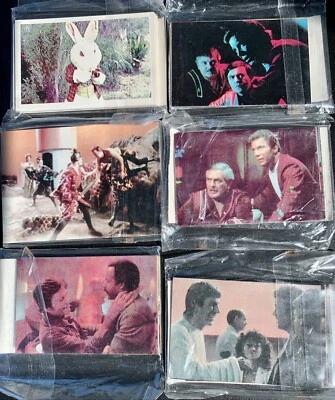 1974-87 STAR TREK PARAMONT-RODDENBERRY LOTE DE 6 CONJUNTOS PROMOCIONAIS VINTAGE 16 CARTÕES L@@K - Imagem 1 de 2