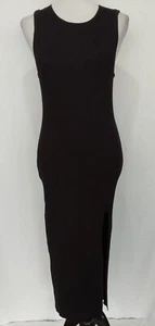 *NWT* Pretty Guide Womens Large Black Knit Tank Dress #642 - Picture 1 of 3