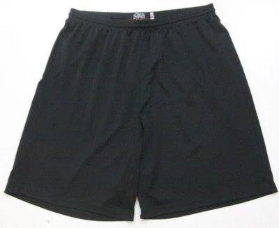 Game Gear Black Solid Men's Polyester Athletic Shorts Size XL 33" x 9" 1-746 - Image 1 of 4