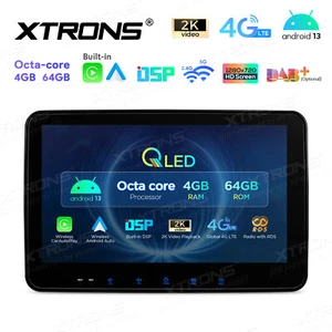 10.1' inch Android 13 8-Core 64GB DSP 2 DIN Car Stereo Radio GPS WiFi 4G LTE 2K - Picture 1 of 14