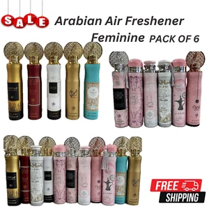 Ambientador Arabian Femenino Paquete 6 x 300 ml) Dubai Lujo Aroma Larga Duración - Imagen 1 de 2