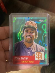 2022 TOPPS CHROME PLATINUM ANNIVERSARY TONY GWYNN AQUA LAVA REFRACTOR 213/299