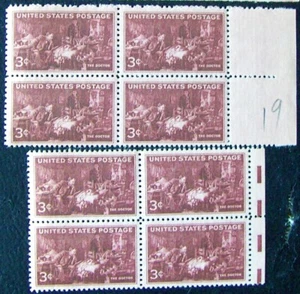 US 3¢ stamp SC #949 The Doctor MNH 1947 single block of 4 - Picture 1 of 1