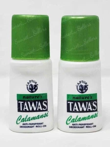 Natures Tawas Anti-Perspirant Roll-on Deodorant Calamansi 50ml (Lot of 2) - Picture 1 of 3
