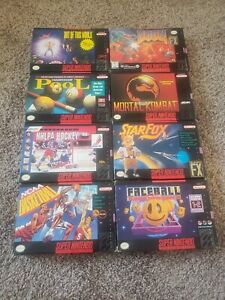 Super Nintendo SNES Games Lot Authentic And Tested