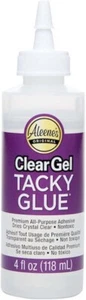 Aleene's Clear Gel Tacky Glue, 4oz - Strong Adhesive for Crafts. - Picture 1 of 7