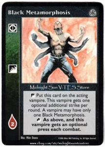 Black Metamorphosis Third Edition V:TES VTES Vampire CCG - Picture 1 of 1