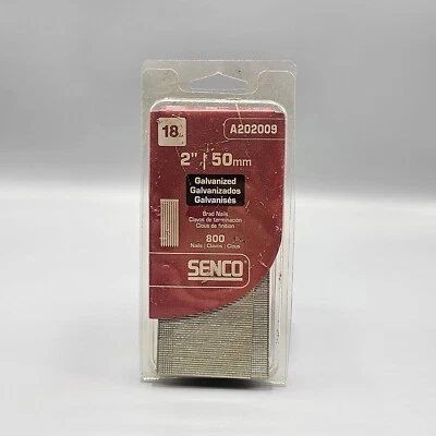 Senco 2 英寸镀锌 Brad Nails 18GA 800 张 # A202009 — 第 1/4 张图片