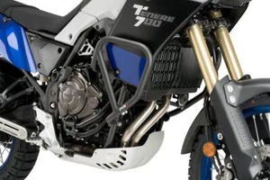 Puig Engine Guards Crash Bars Protectors Black Yamaha Tenere 700 2021 - 2024 - Picture 1 of 5