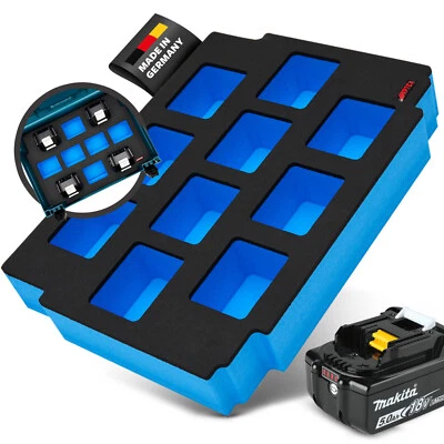 APTEX Schaumeinlage für Makita Akkus 18V (10x) für MakPac Gr. 2-3 - Bild 1 von 4