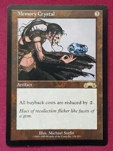 Magic The Gathering EXODUS MEMORY CRYSTAL artifact card MTG - Picture 1 of 2