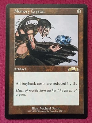 Magic The Gathering EXODUS MEMORY CRYSTAL artifact card MTG - Image 1 of 2