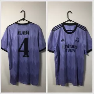 Alaba #4 Real Madrid 2022/23 Auswärts XL Fußballshirt Adidas Brandneu mit Etikett - Bild 1 von 11