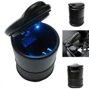 Car Ashtray with LED Multi-functional High Temperature Flame Retardant Flip Top - Picture 1 of 9