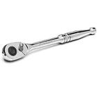 3/8-Inch Drive Quick-Release 72Tooth Ratchet with an Teardrop Head,Chrome Finish