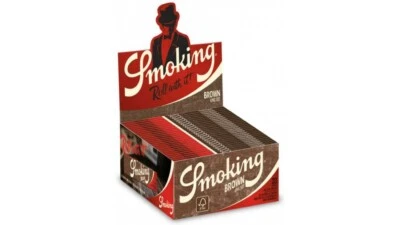 Cartine Smoking ®  Marrone Lunghe King Size Brown 50 LIBRETTI - Image 1 of 2
