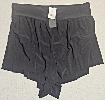 Aqua Green Black Swim Skirt, Women's Size Large 1X - Image 1 of 2