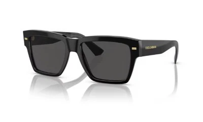 Gafas de sol Dolce & Gabbana DG4431 501/87 para hombre negro/gris oscuro forma cuadrada 55 mm Foto 1 de 4
