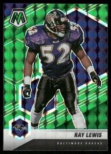 Panini Mosaic Prizm 2021 verde B Ray Lewis Baltimore Ravens #21 - Imagen 1 de 2
