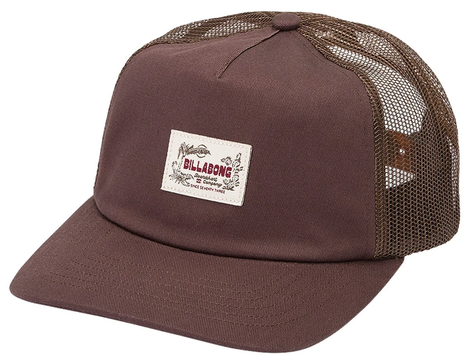 Billabong Lounge водитель грузовика шляпа - коричневый - новый - Изображение 1 из 1