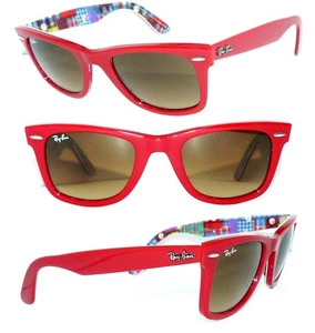 GAFAS DE SOL RAY BAN ROJO MARRÓN WAYFARER RB 2140 50 1133 GAFAS 2143 SPECIAL 2132 - Imagen 1 de 5
