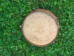 Extremely old German (snare) drum with a brass body 9,5inch - Picture 1 of 6