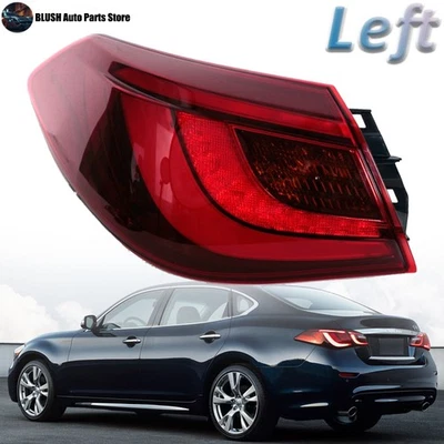 Luz trasera exterior izquierda para Infiniti Q70 Q70L 2015 2016 2017-2019 lámpara de freno trasera Foto 1 de 4
