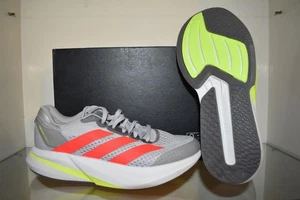 adidas Men's Duramo Speed 2 Running Shoes JQ2200 Gray/ Lucid Red NIB - Picture 1 of 3
