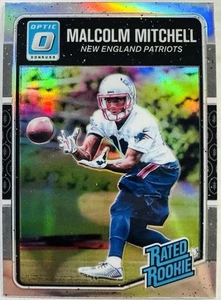 Prizm Silver Malcolm Mitchell 2016 novato New England Patriots #185 - Imagen 1 de 2