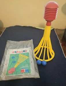 Vintage Tupperware Pop viel Spielzeug mit 2 Kugeln & Original Tasche - Bild 1 von 7