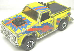 1980 KENNER PRODUCTS CPG PROD YELLOW W/ RED BLUE 1:64 DIECAST PICKUP TRUCK NICE 