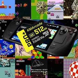 512 GB Batocera V41 MICROSD PLUG AND PLAY STEAM DECK GIOCHI INCLUSI English USA - Picture 1 of 6