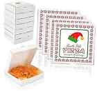 50 Pcs Elf Mini Pizza Box Christmas Pizza Box Square Cardboard Mini Pizza Box 