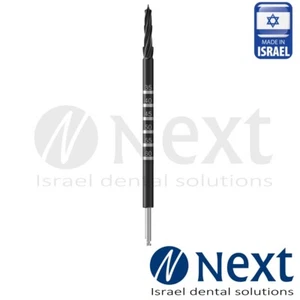 Dental Zygomatic Drill Ø4.2 mm carbon coating Zygoma L 80 mm - Picture 1 of 2