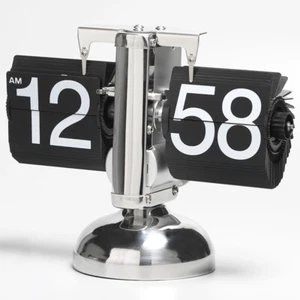 Flipping Out Clock Time Display Clock Retro Automatic Date Time Display Clock - Picture 1 of 12