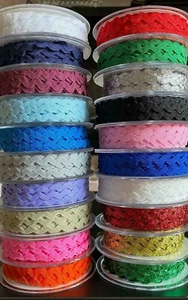6MM RIC RAC RIBBON BRAID TRIMMING RICRAC SEWING CHOICE OF COLOURS - Picture 1 of 23