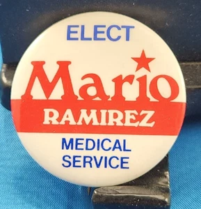 "Servicio Médico Electo Mario Ramírez Electo Botón de Pin de Colección 1,75" ¡ENVÍO GRATUITO! - Imagen 1 de 2