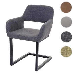 Esszimmerstuhl HWC-A50 II, Freischwinger Stuhl,  Retro 50er Kunstleder Stoff - Bild 1 von 13