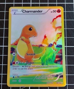 Charmander Pokemon Full Art Holo Card Base style **READ DESCRIPTION - Picture 1 of 1