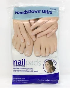 ¡ENVÍO GRATUITO! GRAHAM - Almohadillas cosméticas y uñas HandsDown Ultra - Paquete de 240 quilates - Imagen 1 de 1