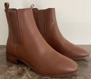 J. Crew Brown Pull On Chelsea Boot Size 9 NWOB - Picture 1 of 15