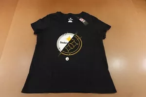 Pittsburgh Steelers Fanatics Womens Size 2XL Short Sleeve V Neck T-Shirt NWT - Picture 1 of 10