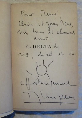 ( Provence Camargue) 1960 Maurice Bruzeau - Delta - Bel envoi autographe signé - Photo 1/4