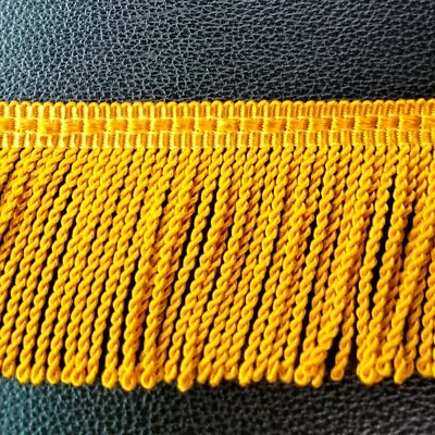 Gold 2" Thin Bullion Fringe Trim Gold [10 yards] - Image 1 of 3
